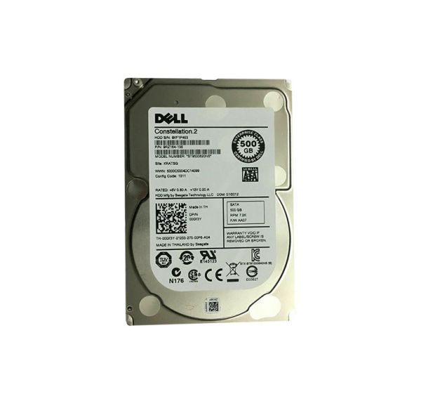 000X3Y Dell 500GB 7200RPM SATA 6Gb/s 2.5-inch Low Profile Hard Drive