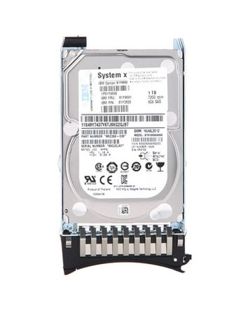 00AJ143 IBM 1TB 7200RPM SATA 6.0Gb/s NL Hot Swap 2.5-inch G3 Hard Drive with Tray