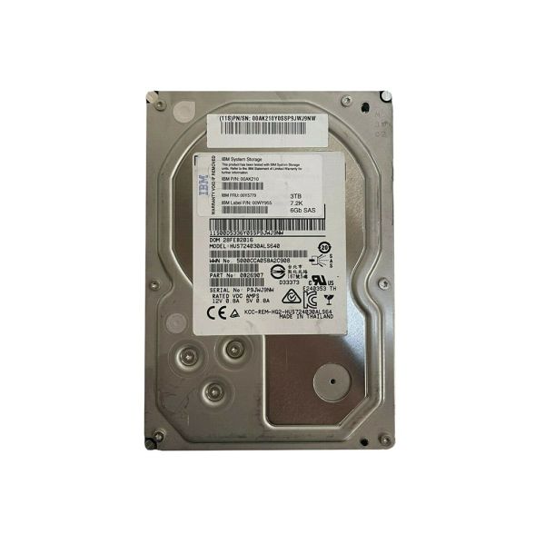 00AK210 IBM 3TB 7200RPM 3.5-Inch Nearline Hard Drive