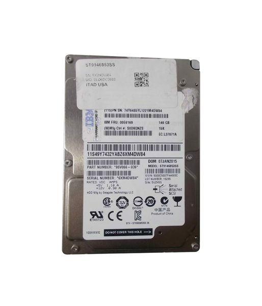 00E6169 IBM 146GB 15000RPM SAS 6GB/s 2.5-inch Hard Drive