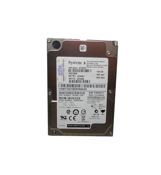 00FN459 IBM 146GB 15000RPM SAS 6Gb/s 2.5-inch SFF Hard Drive