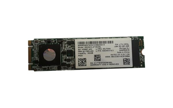 00JT004 Lenovo 180GB PCI-Express M.2 Solid State Drive