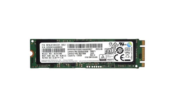 00JT078 Lenovo 192GB SATA 6Gb/s 2.5-inch M.2 Solid State Drive