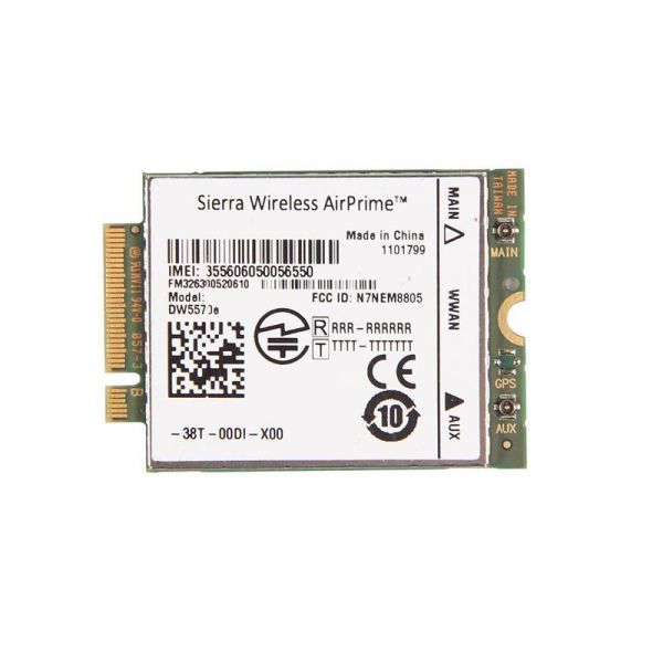 00JT497 Lenovo / Intel 3165NGW AC 3165 Wireless N Mini Wi-Fi Bluetooth BT 4 Card