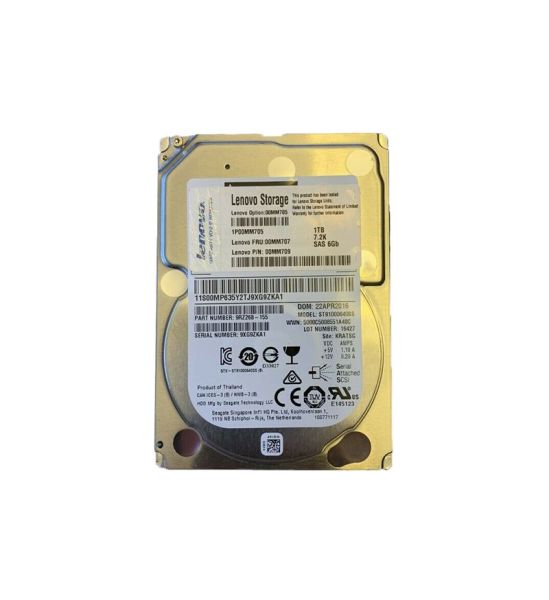00MM707 IBM 1TB 7200RPM SAS 6Gb/s Hot Swappable 2.5-Inch Hard Drive with Tray