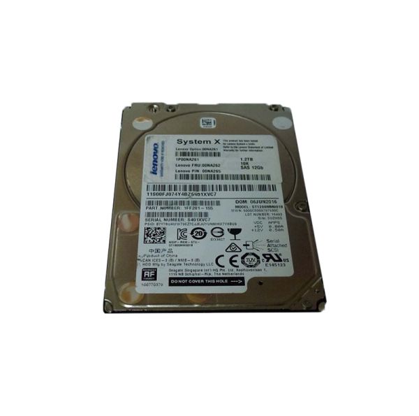 00NA262 IBM 1.2TB 10000RPM SAS 12Gb/s Hot-swappable 2.5-inch Hard Drive
