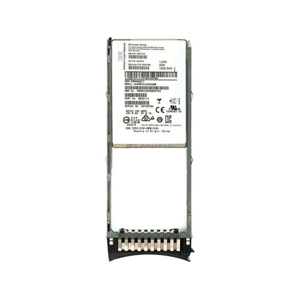00RX924 IBM 1.6TB SAS 12Gb/s 2.5-Inch Solid State Drive for Storwize V5000