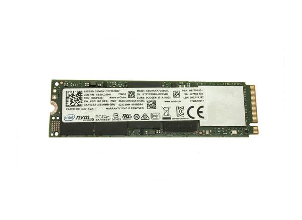00UP433 Lenovo 256GB Triple-Level Cell PCI Express 3.0 x4 (NVMe) M.2 2280 Solid State Drive for ThinkPad T470s