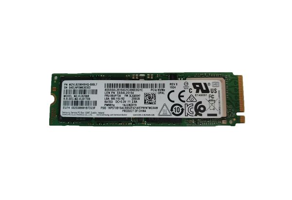00UP734 Lenovo 256GB TLC PCI Express 3.0 x4 NVMe M.2 2280 Solid State Drive