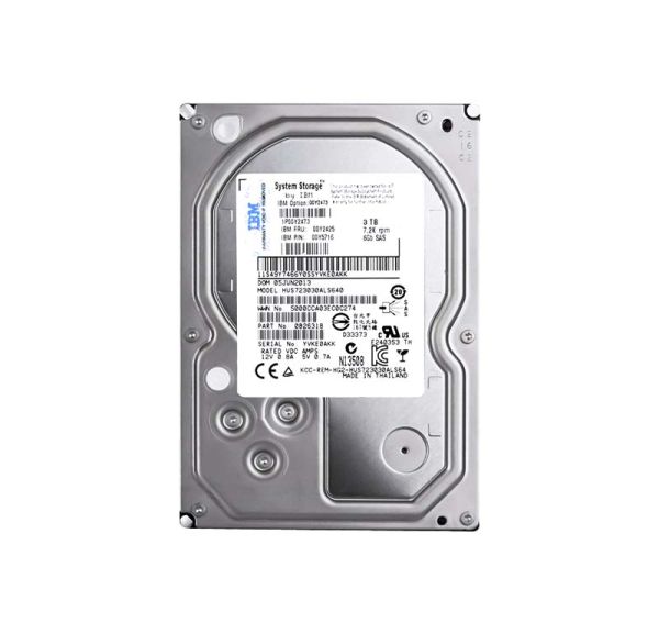 00Y5716 IBM 3TB 7200RPM SAS 6Gb/s LLF 3.5-inch Hard Drive