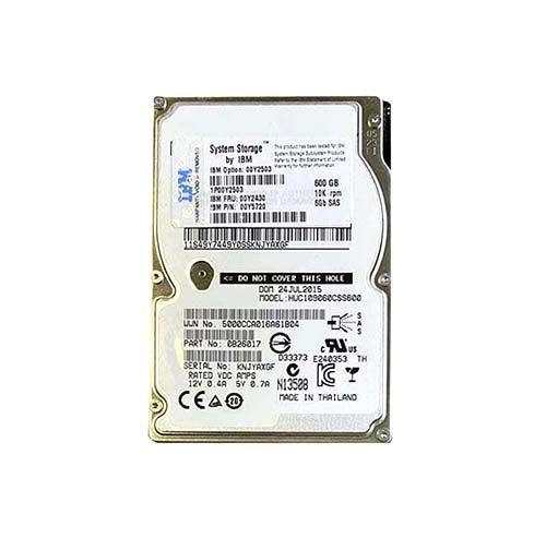 00Y5720 IBM 600GB 10000RPM SAS 6GB/s 2.5-inch Hard Disk Drive