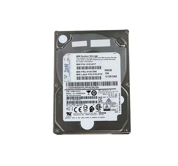 01AC596 IBM 900GB 10000RPM SAS 12Gb/s Hot Swappable 128MB Cache 2.5-Inch Hard Drive for System Storage V5000 G2