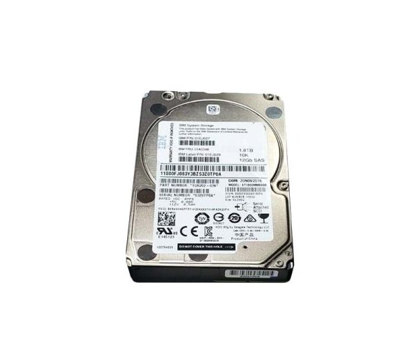 01EJ027 IBM 1.8TB 10000RPM SAS 12Gb/s 2.5-Inch Hard Drive
