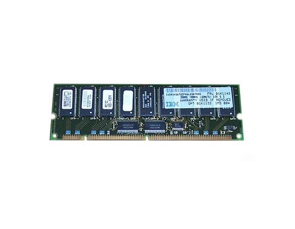 01K1142 IBM 256MB PC100 100MHz ECC Registered CL2 168-Pin DIMM Memory Module