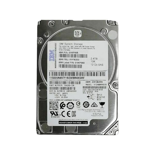 01YM203 IBM 2.4TB 10000RPM SAS 12Gb/s 2.5-Inch Hard Drive for Storwize V5020