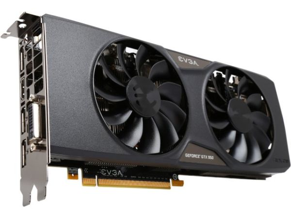 02G-P4-2958-KR EVGA GeForce GTX 950 2GB FTW Gaming, Silent Cooling Graphics Card