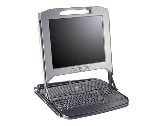 33M77 Dell 17-inch Rackmount LCD Panel with Keyboard