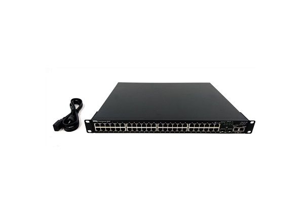 03448P Dell PowerConnect 3400 Series 3448P 48 x Ports POE 10/100Base-T + 2 x Gigabit Ports SFP Rack-mountable Layer 2 Managed Fast Ethernet Switch