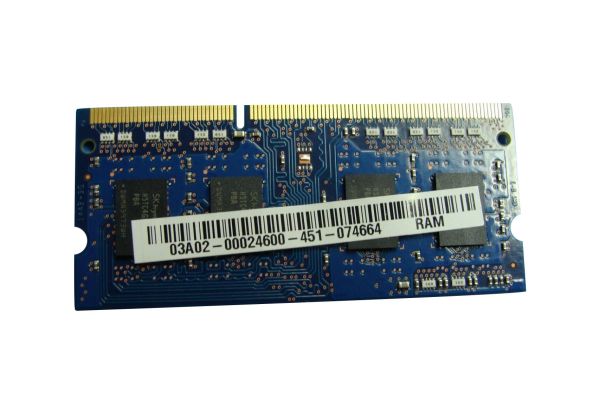 03A02-00024600 Asus 4GB DDR3-1600MHz PC3-12800 Non-ECC Unbuffered CL11 204-Pin SODIMM 1.5V Dual Rank Memory Module