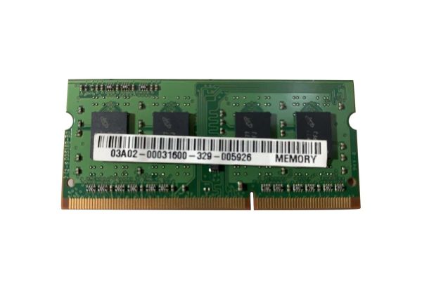 03A02-00031600 Asus 2GB DDR3-1600MHz PC3-12800 Non-ECC Unbuffered CL11 204-Pin SODIMM 1.5V Single Rank Memory Module