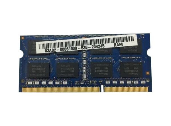 03A02-00061600 Asus 8GB DDR3-1600MHz PC3-12800 Non-ECC Unbuffered CL11 204-Pin SODIMM 1.5V Dual Rank Memory Module