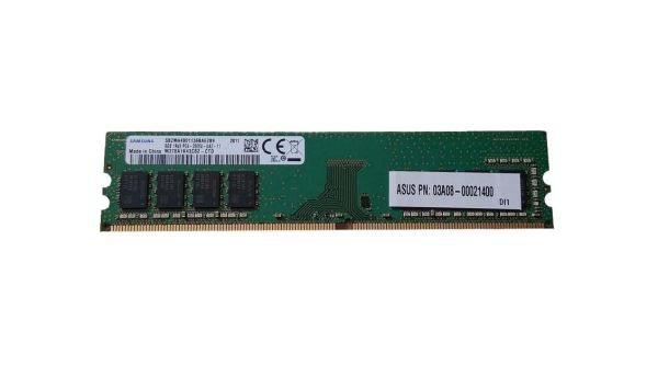 03A08-00021400 Asus 8GB DDR4-2666MHz PC4-21300 non-ECC Unbuffered CL19 288-Pin UDIMM 1.2V Single Rank Memory Module