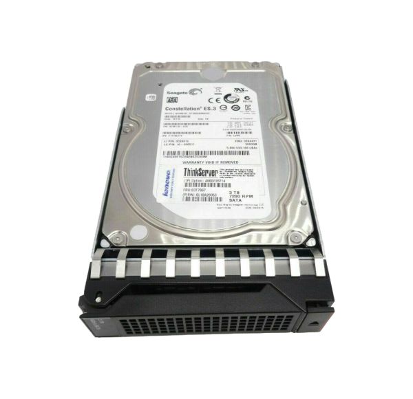 03T7867 Lenovo 3TB 7200RPM SATA 6Gb/s 3.5-inch Hot-Swappable Removable Hard Drive