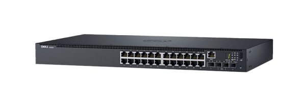 04605M Dell N1524P 24 x Ports PoE+ 1000Base-T + 4 x Ports SFP+ Layer 2 Managed Ethernet Switch
