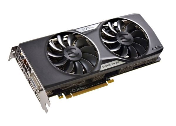 04G-P4-3969-KR EVGA GeForce GTX 960 4GB FTW GAMING ACX 2.0+, Whisper Silent Cooling Graphics Card