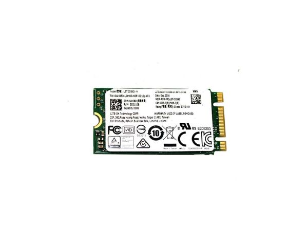04KG53 Dell 32GB Multi-Level Cell (MLC) SATA 6Gb/s M.2 2242 Solid State Drive