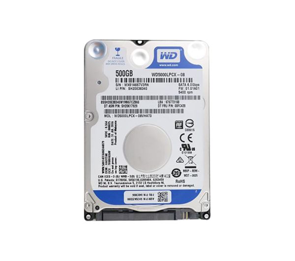04X3806 Lenovo 500GB 5400RPM SATA 6Gb/s 2.5-inch Hard Disk Drive