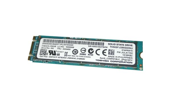 04X4450 Lenovo 256GB Multi-Level-Cell SATA 6Gb/s 2.5-inch Solid State Drive