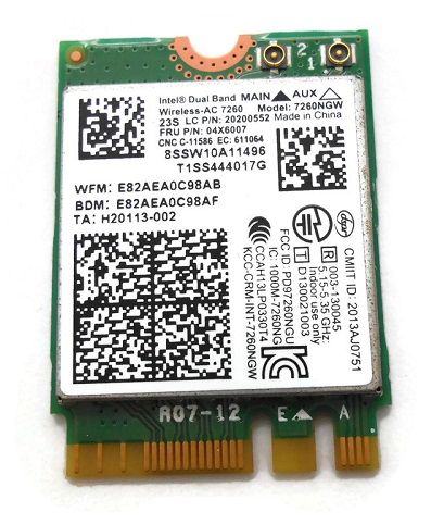 04X6007 Lenovo Y50-70 Series WiFi + Bluetooth Wireless Card