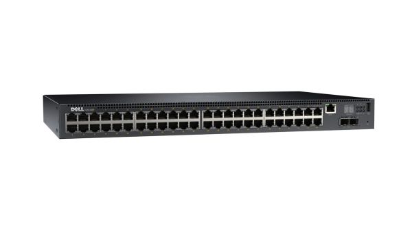 058RK5 Dell Networking N2000 Series N2048P 48 x Ports PoE+ 10/100/1000Base-TX + 2 x SFP+ Ports Layer 3 Managed 1U Rack-mountable Gigabit Ethernet Network Switch