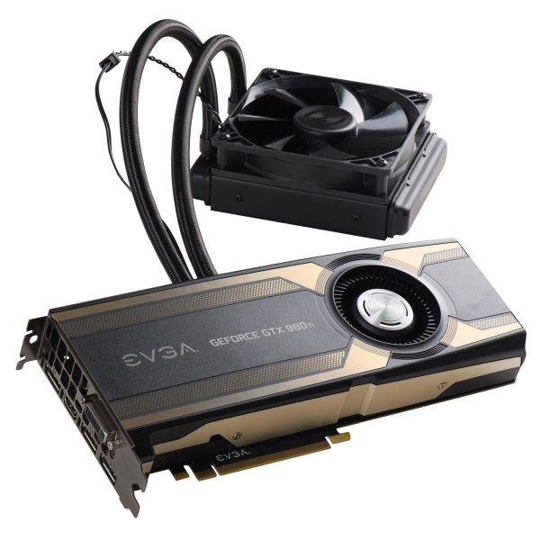 06G-P4-1996-KR EVGA Nvidia GeForce GTX 980 Ti Hybrid 6GB GDDR5 384-Bit PCI Express 3.0 x16 Video Graphics Card