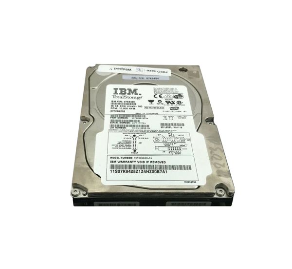 07K9454 IBM 36GB 10000RPM Ultra-160 SCSI 80-Pin Hard Disk Drive