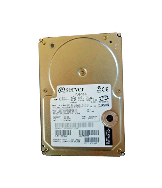 07N3162 IBM Ultrastar 146Z10 35GB 10000RPM Ultra-320 SCSI 80-Pin 8MB Cache 3.5-inch Hard Drive
