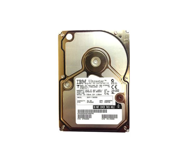 07N3260 IBM Ultrastar 36LZX 36.4GB 10000RPM Fibre Channel 2Gb/s 4MB Cache 3.5-inch Hard Drive