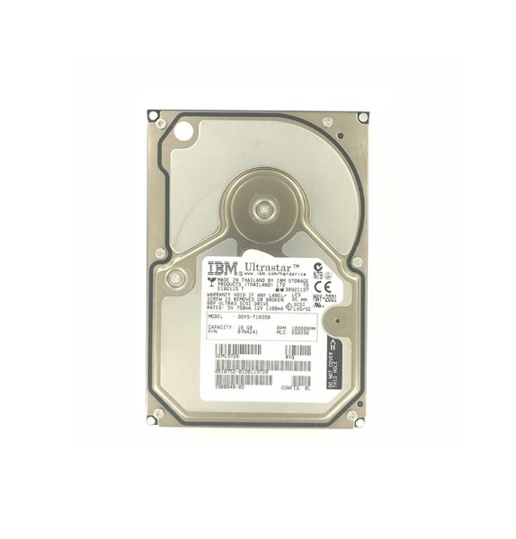 07N4241 IBM 18GB 10000RPM Ultra-160 SCSI LVD/SE 3.5-inch Hard Drive