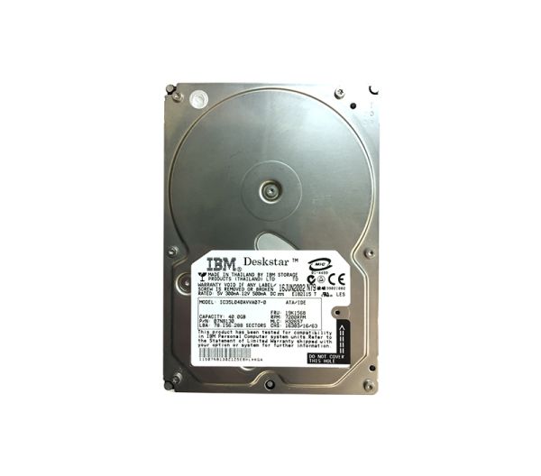 07N8130 IBM 40GB 7200RPM ATA IDE 3.5-inch Hard Disk Drive