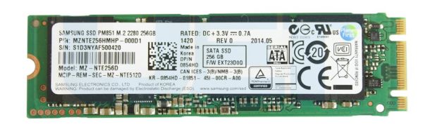 0854HD Dell 256GB PCI Express M.2 Solid State Drive for Alienware 15 (15-7493)