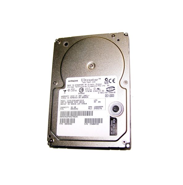 08K0342 IBM 36.4GB 10000RPM 68-Pin Ultra-320 SCSI Hard Drive