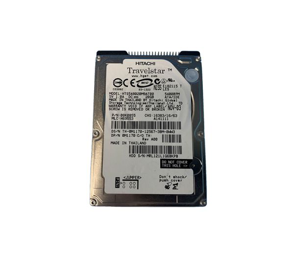 08K0855 IBM 20GB ATA/IDE 5400RPM 2.5-inch Hard Disk Drive