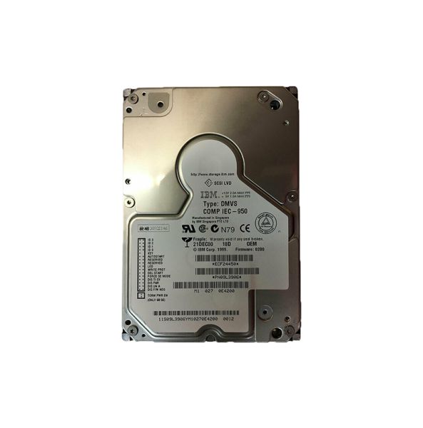 09L3906 IBM Ultrastar 18LZX 18.3GB 10000RPM Ultra2 SCSI 80-Pin 2MB Cache 3.5-inch Hard Drive