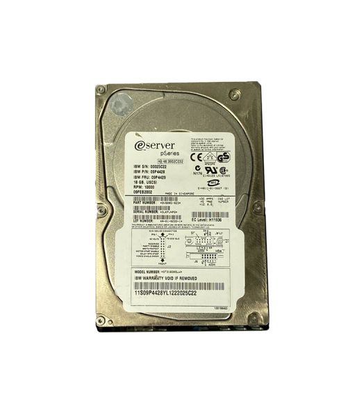 09P4428 IBM 18.2GB 10000RPM Ultra-160 SCSI 68-Pin 3.5-inch Hard Drive