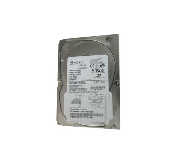 09P4868 IBM 9GB 10000RPM Ultra-160 SCSI 68-Pin Hard Drive