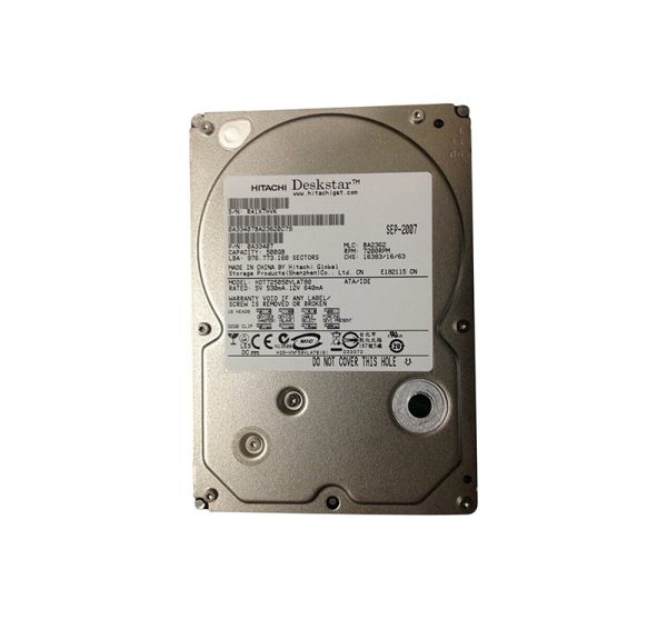0A33407 Hitachi DESKSTAR 500GB 7200RPM 8MB Cache IDE/ATA 3.5-inch Hard Drive