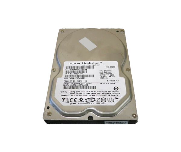 0A33931 Hitachi Deskstar 7K160 80GB 7200RPM SATA 3GB/s 8MB Cache 3.5-inch Hard Disk Drive