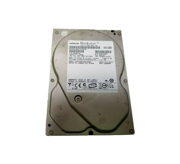 0A36914 Hitachi Deskstar P7K500 160GB 7200RPM SATA 3GB/s 8MB Cache 3.5-inch Hard Disk Drive