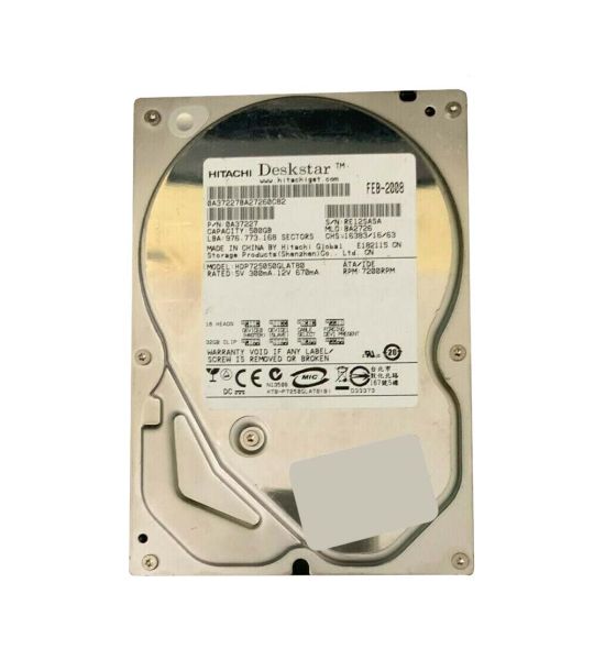 0A37227 Hitachi Deskstar P7K500 500GB 7200RPM ATA-133 3.5-inch Hard Drive
